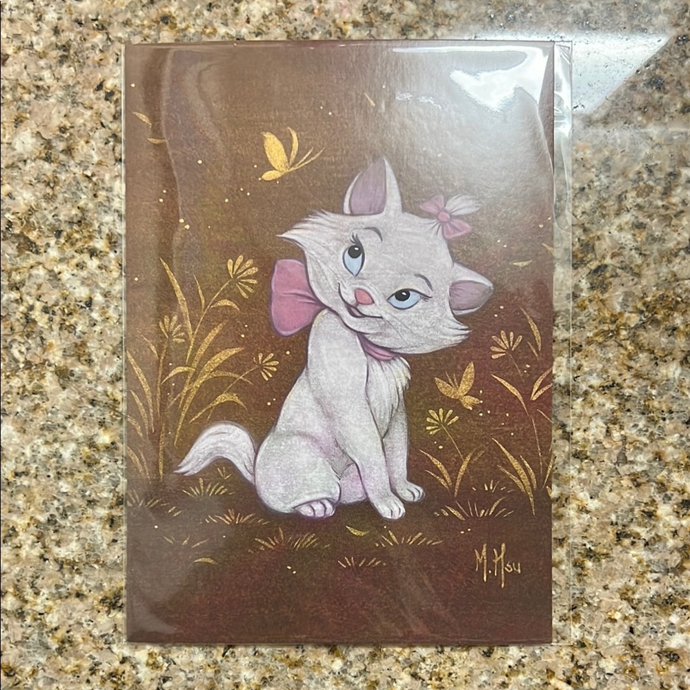 Marie Aristocats Art Print Postcard